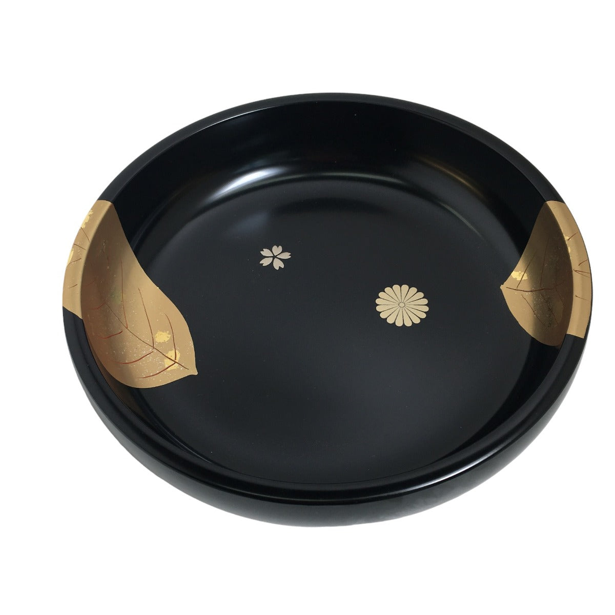 食器
ほてい菓子鉢 お皿 菊紋入 金彩 MK8873 ブラック 【SS】
【中古】