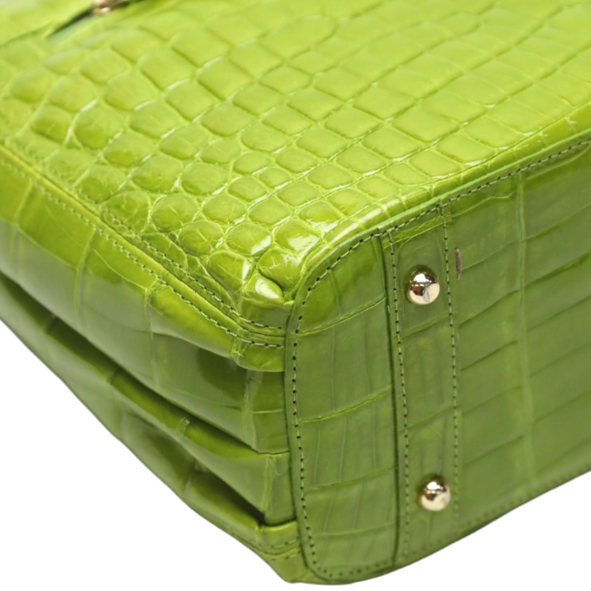 クロコダイル CROCODILE トートバッグ
訳あり ヘンローン シャイニング クロコダイル SB4387 ライム 【SS】
【中古】