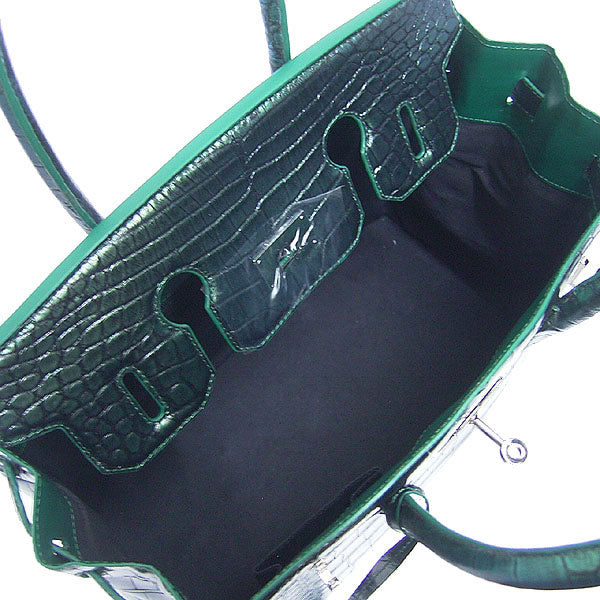 クロコダイル CROCODILE ハンドバッグ
ヘンローン クロコ サイズ35 クロコダイル YB-2103 グリーン 【H】
【中古】