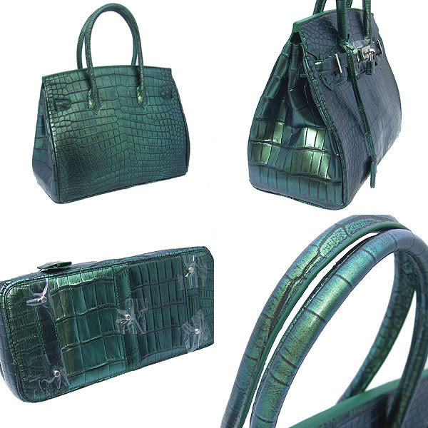 クロコダイル CROCODILE ハンドバッグ
ヘンローン クロコ サイズ35 クロコダイル YB-2103 グリーン 【H】
【中古】
