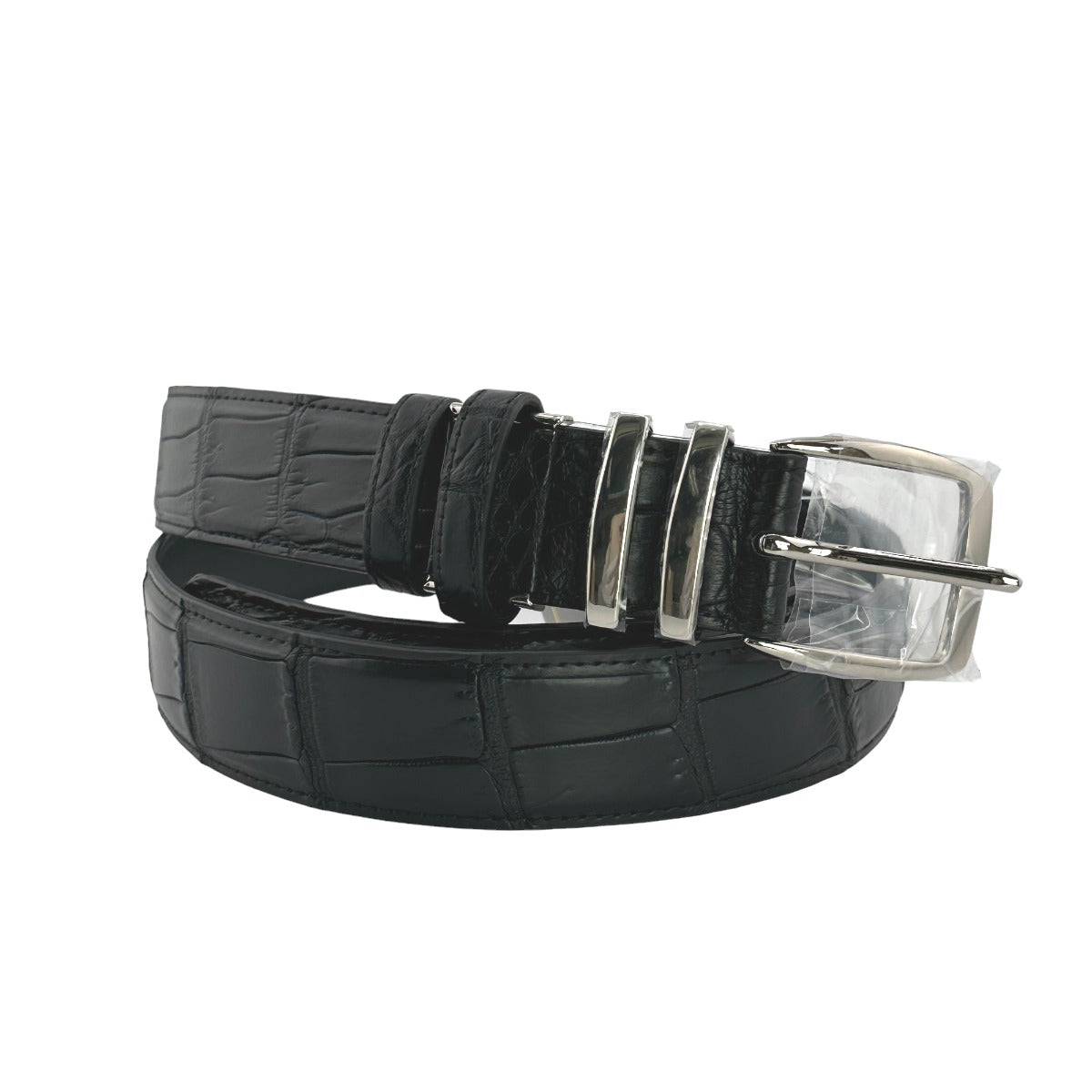 Crocodile Belt
 Pin Type Matte Crocodile 35mm Crocodile 0005 Black [SS] 