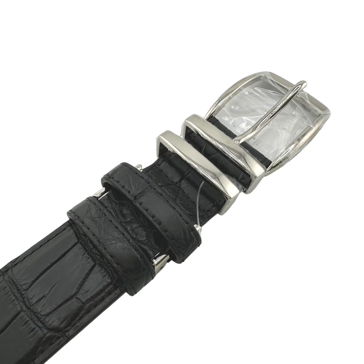 Crocodile Belt
 Pin Type Matte Crocodile 35mm Crocodile 0005 Black [SS] 