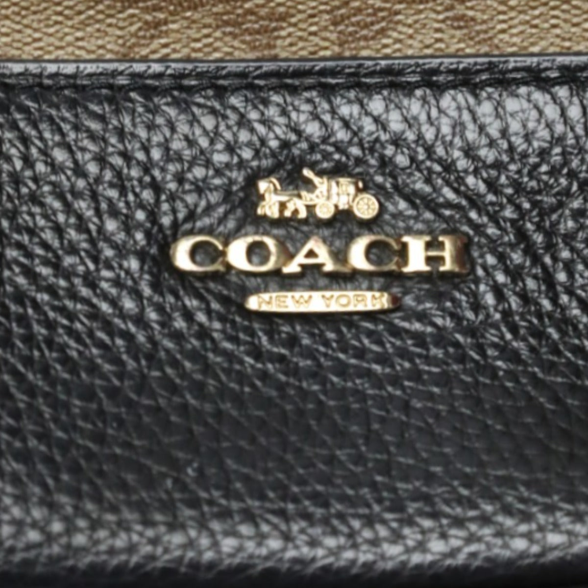 コーチ COACH ショルダーバッグ
 斜めがけ  シグネチャー ショルダー レザー F72852 ブラウン 【SS】
 【中古】