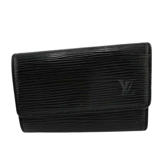 ルイヴィトン LOUIS VUITTON キーケース
 キーケース エピ ミュルティクレ6 エピレザー M63812 ノワール LV
 【SS】
 【中古】
