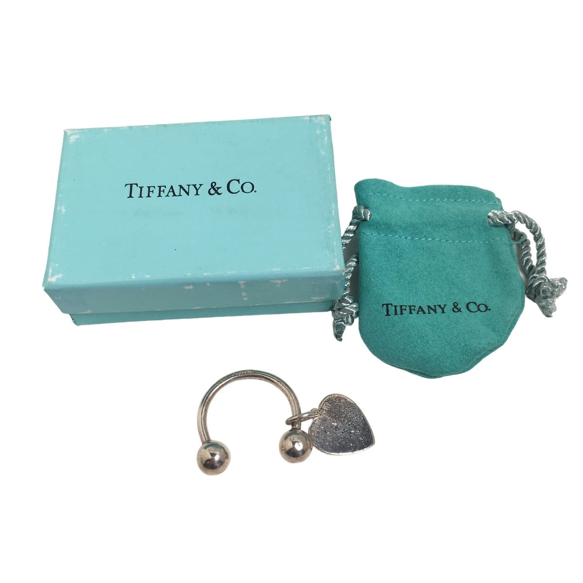 ティファニー TIFFANY&Co. キーホルダー
 キーリング リターントゥ ハートタグキーリング シルバー925 シルバー 【SS】
 【中古】