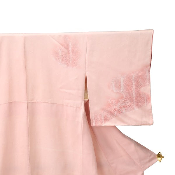 Homongi and Tsukesage
 Kimono Japanese clothing Long kimono Rose [H]
 【second hand】 