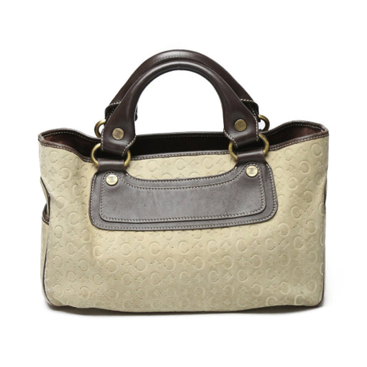 セリーヌ CELINE ハンドバッグ
 スウェード セリーヌ ブギーバッグ スウェード ベージュ 【SS】
 【中古】