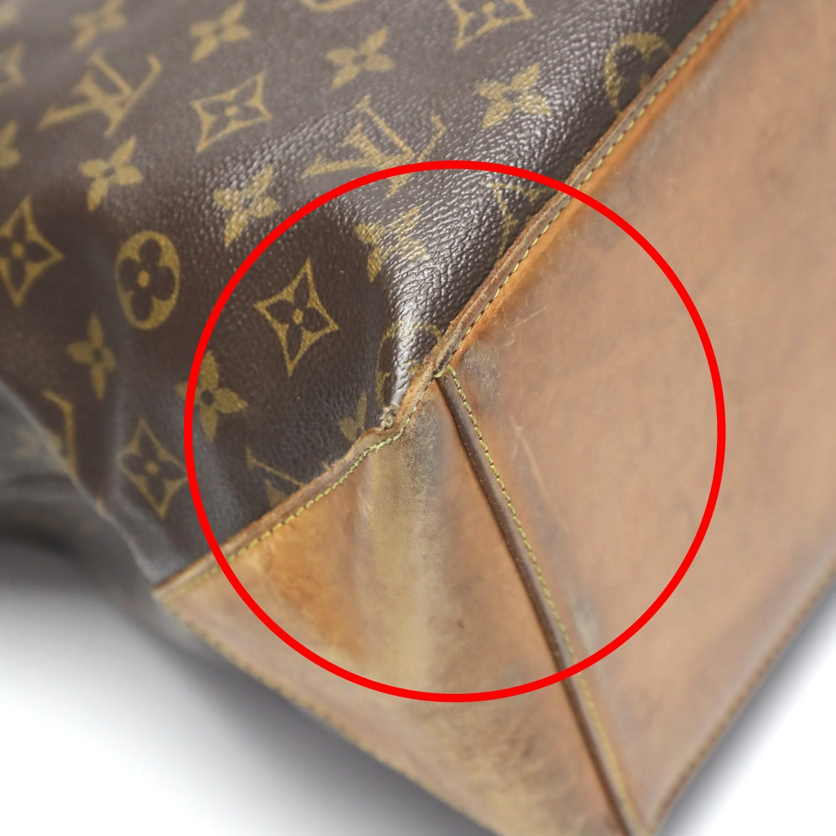 ルイヴィトン LOUIS VUITTON トートバッグ
 トートバッグ モノグラム カバメゾ カバ・メゾ モノグラムキャンバス M51151 ブラウン LV
 【SS】
 【中古】