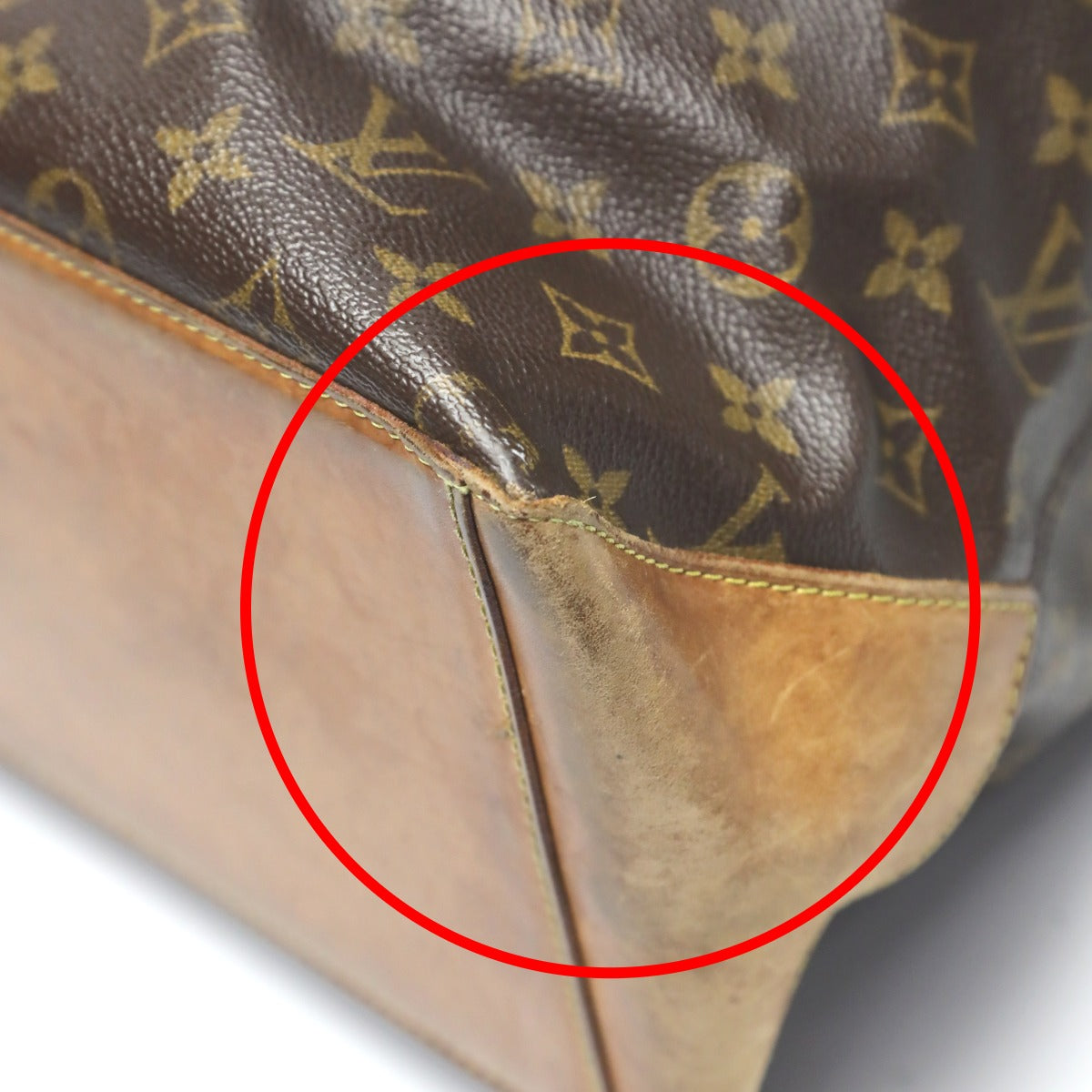 ルイヴィトン LOUIS VUITTON トートバッグ
 トートバッグ モノグラム カバメゾ カバ・メゾ モノグラムキャンバス M51151 ブラウン LV
 【SS】
 【中古】