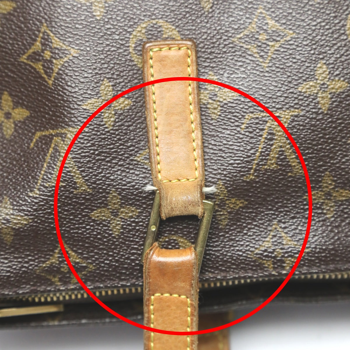 ルイヴィトン LOUIS VUITTON トートバッグ
 トートバッグ モノグラム カバメゾ カバ・メゾ モノグラムキャンバス M51151 ブラウン LV
 【SS】
 【中古】