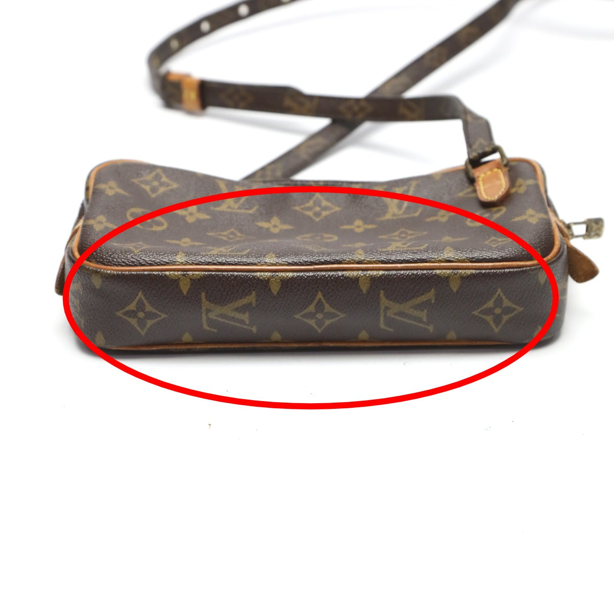 ルイヴィトン LOUIS VUITTON ショルダーバッグ
 ショルダーバッグ モノグラム マルリーバンドリエール モノグラムキャンバス M51828 ブラウン LV
 【SS】
 【中古】