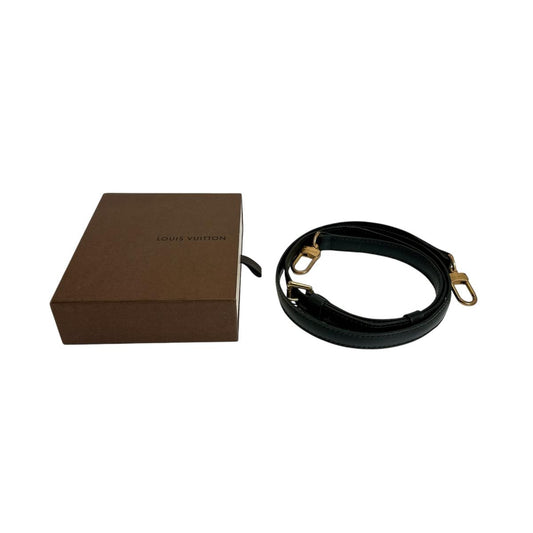 ルイヴィトン LOUIS VUITTON ショルダーストラップ
 肩掛けストラップ エピ バッグアクセサリー エピレザー ブラック LV
 【SS】
 【中古】