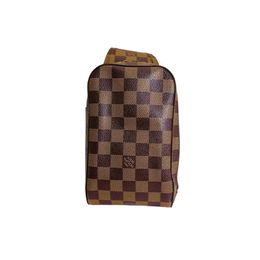 ルイヴィトン LOUIS VUITTON ボディバッグ
 ウエストポーチ ダミエ ジェロニモス ダミエキャンバス N51994 エベヌ LV
 【SS】
 【中古】