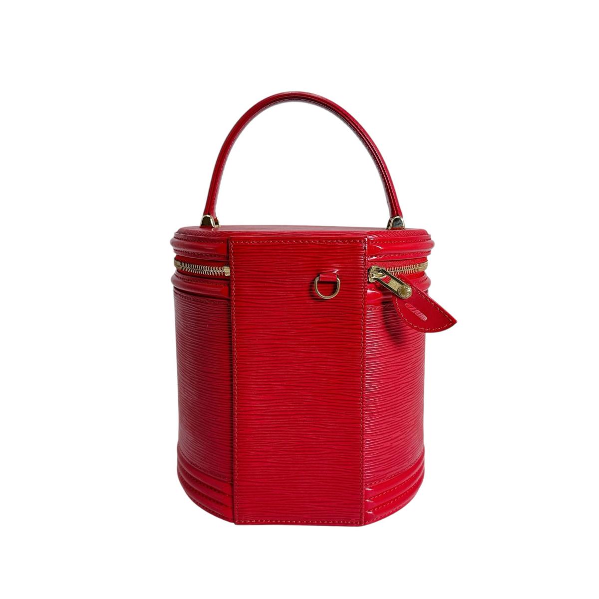 ルイヴィトン LOUIS VUITTON ハンドバッグ
 ハンドバッグ エピ カンヌ エピレザー M48037 カステリアンレッド LV
 【SS】
 【中古】