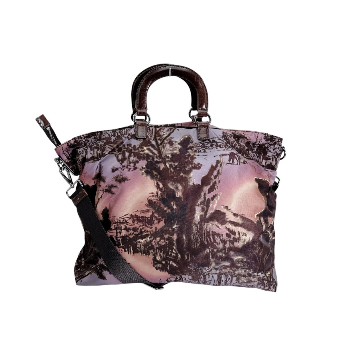 プラダ PRADA ハンドバッグ
 ハンドバック ナイロン BN2044 ブラウン 【SS】
 【中古】