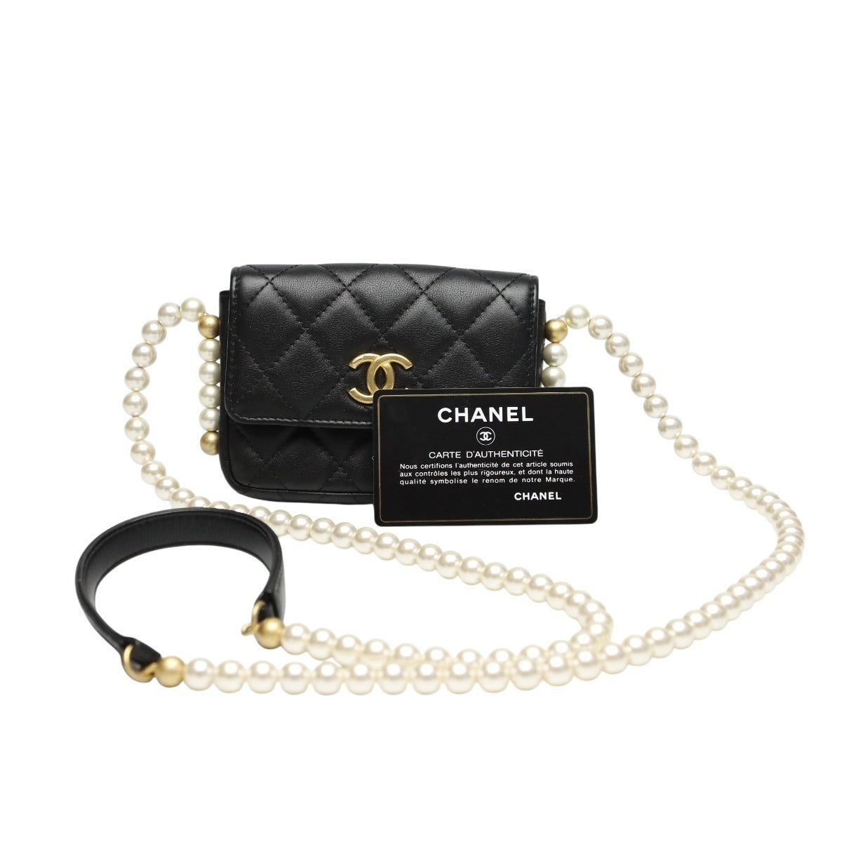 シャネル CHANEL ショルダーバッグ
 ショルダーバッグ ミニ マトラッセ ラムスキン ブラック 【SS】
 【中古】