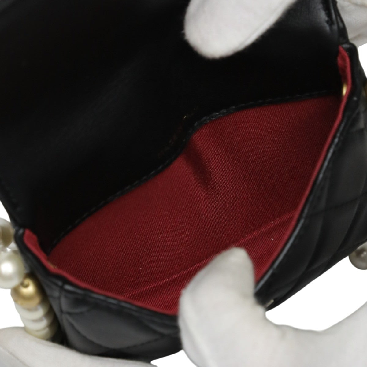 シャネル CHANEL ショルダーバッグ
 ショルダーバッグ ミニ マトラッセ ラムスキン ブラック 【SS】
 【中古】