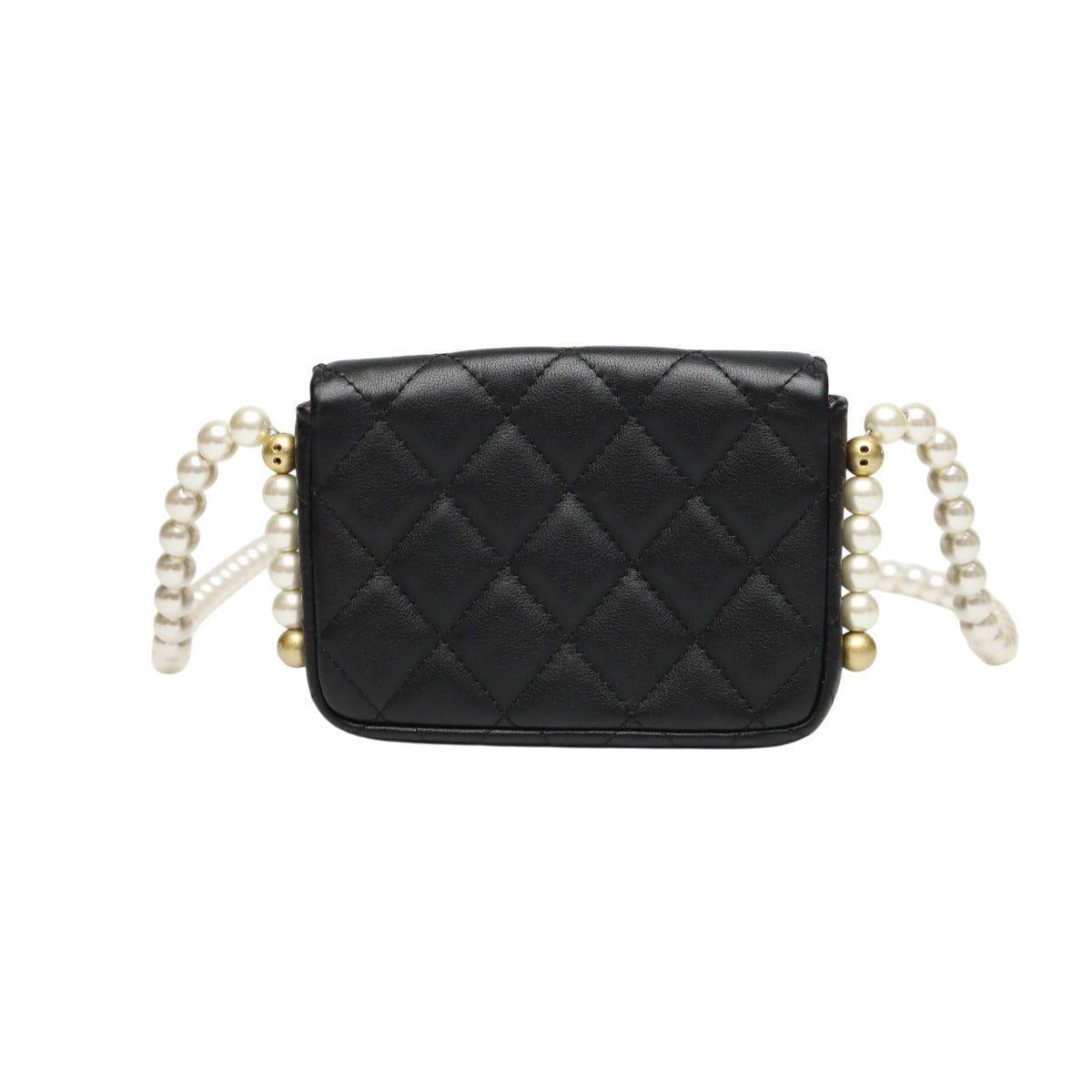 シャネル CHANEL ショルダーバッグ
 ショルダーバッグ ミニ マトラッセ ラムスキン ブラック 【SS】
 【中古】