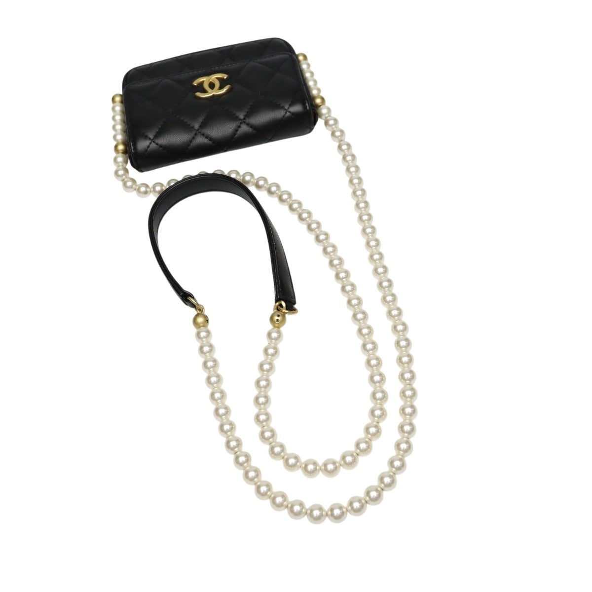 シャネル CHANEL ショルダーバッグ
 ショルダーバッグ ミニ マトラッセ ラムスキン ブラック 【SS】
 【中古】