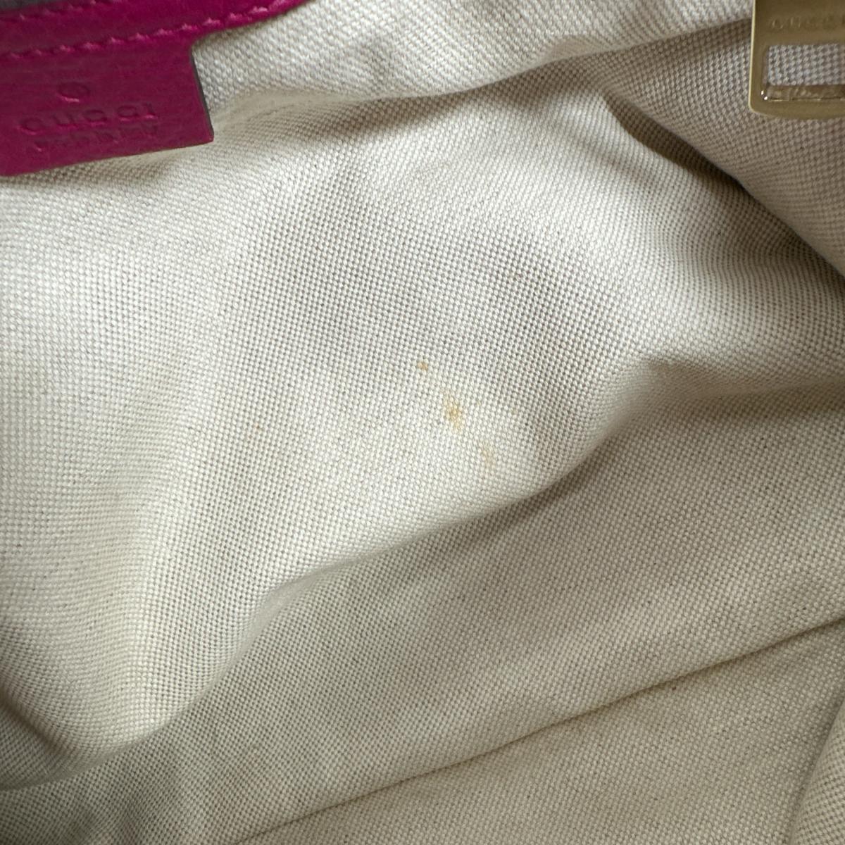 グッチ GUCCI ハンドバッグ
 2way レザー GGマーモント レザー 323660 ピンク 【SS】
 【中古】