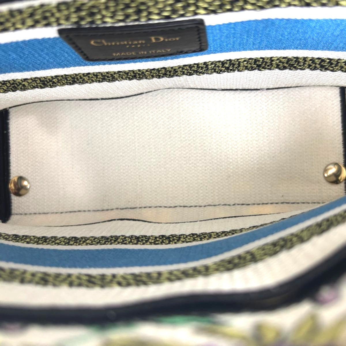 ディオール Dior ハンドバッグ
 2wayバッグ 刺繍 レディディオール キャンバス マルチカラー 【SS】
 【中古】