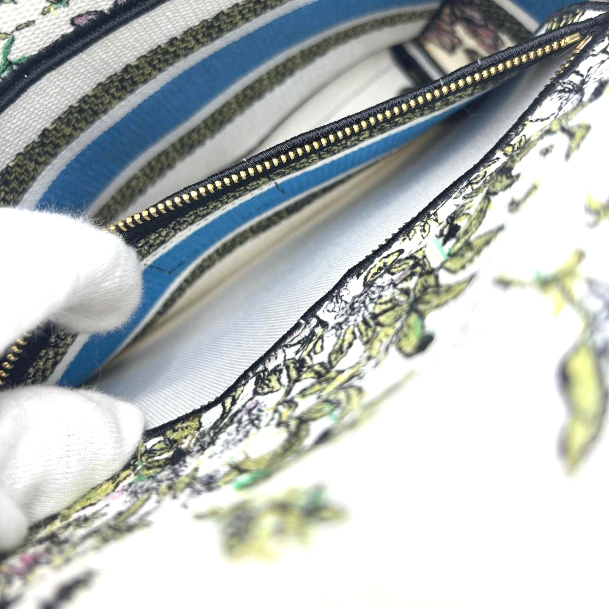 ディオール Dior ハンドバッグ
 2wayバッグ 刺繍 レディディオール キャンバス マルチカラー 【SS】
 【中古】