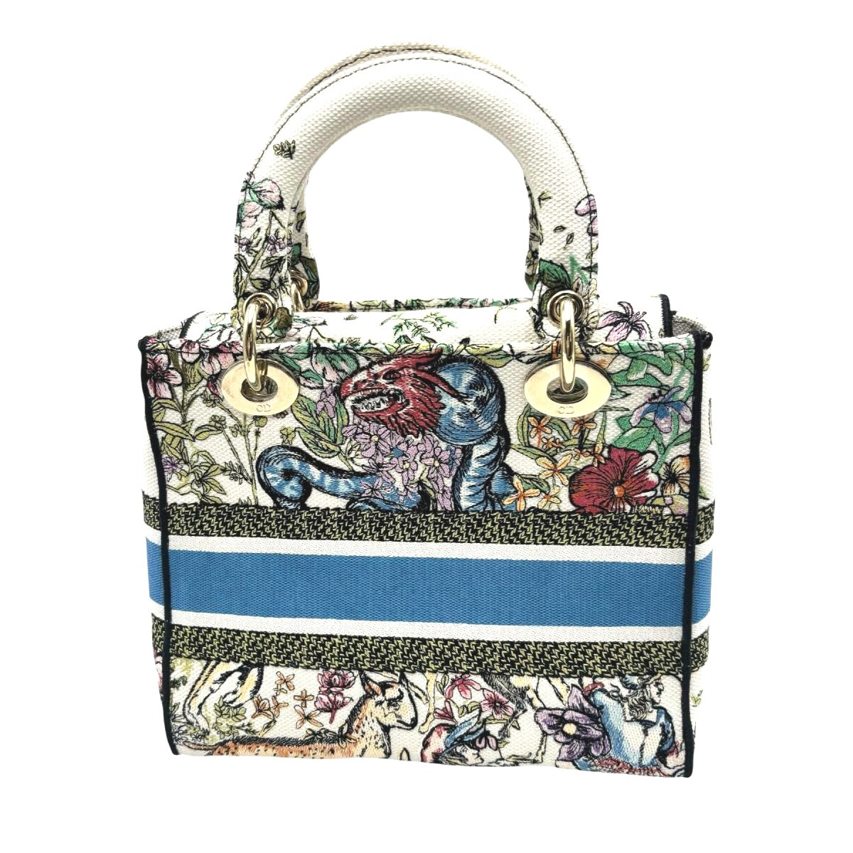 ディオール Dior ハンドバッグ
 2wayバッグ 刺繍 レディディオール キャンバス マルチカラー 【SS】
 【中古】