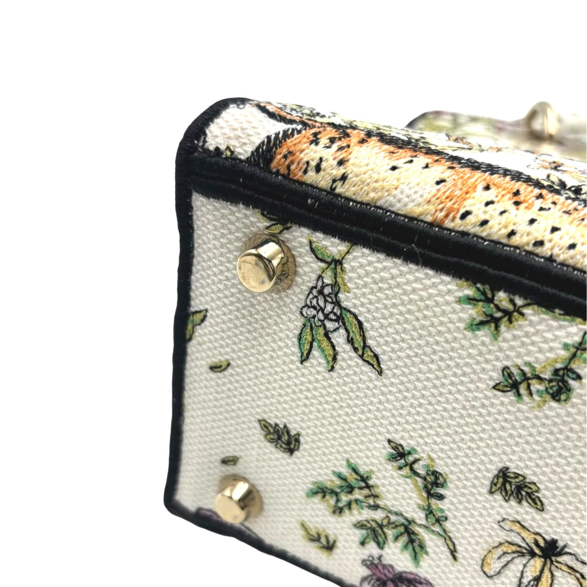 ディオール Dior ハンドバッグ
 2wayバッグ 刺繍 レディディオール キャンバス マルチカラー 【SS】
 【中古】