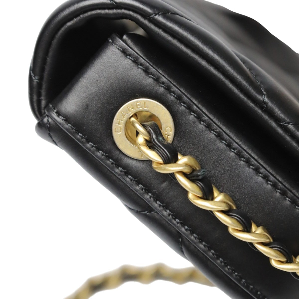 シャネル CHANEL ショルダーバッグ
 チェーンショルダーバッグ ラムスキン マトラッセ ラムスキン AS2011 ブラック 【SS】
 【中古】