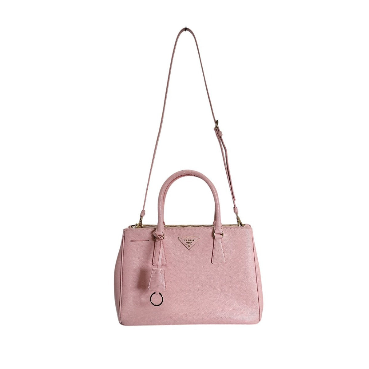 プラダ PRADA ハンドバッグ
 ショルダーバッグ サフィアーノ 2wayバッグ 牛革 BN2775 ピンク 【SS】
 【中古】