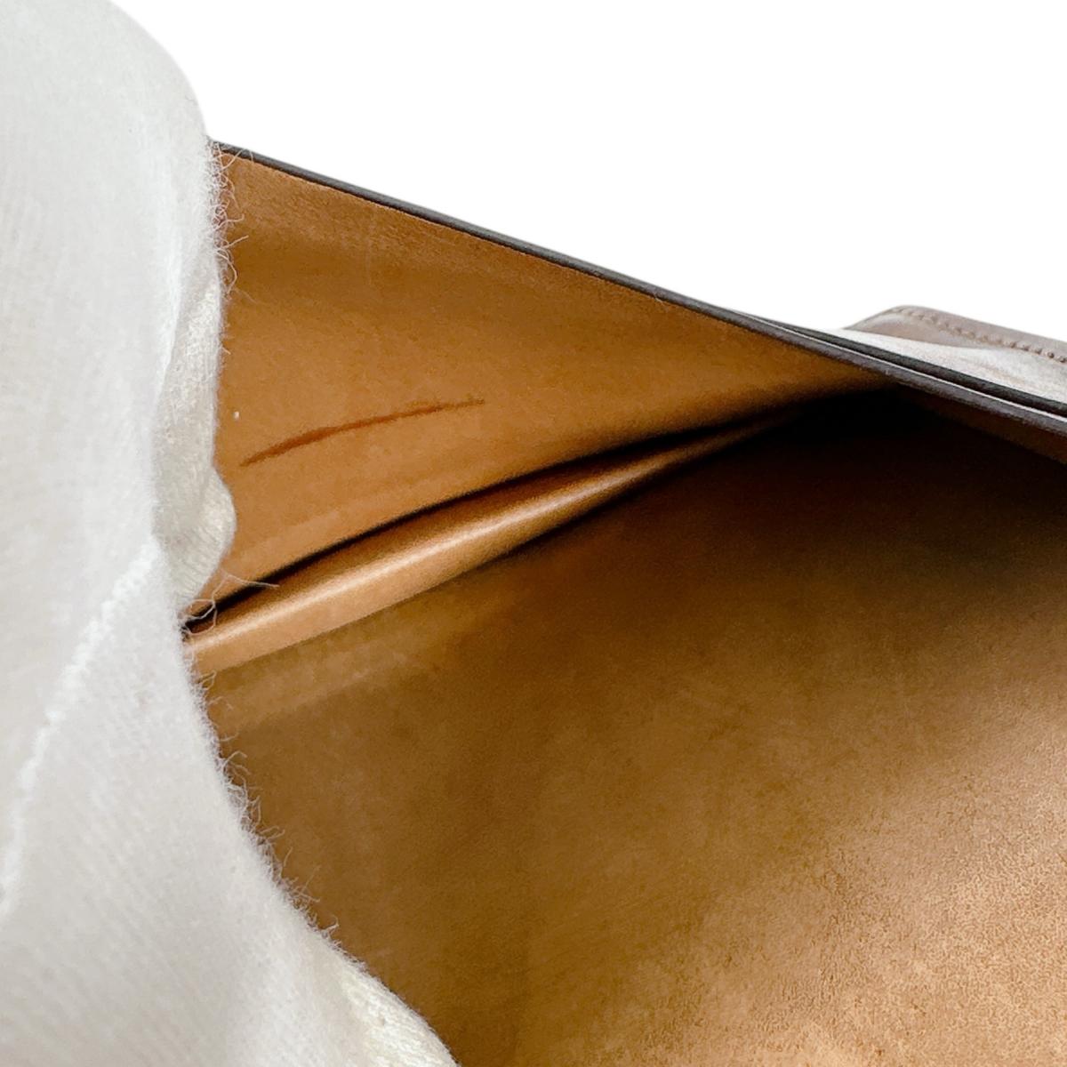 ベルルッティ Berluti 長財布
 2つ折り長札入れ カリグラフィ レザー ブラウン 【SS】
 【中古】