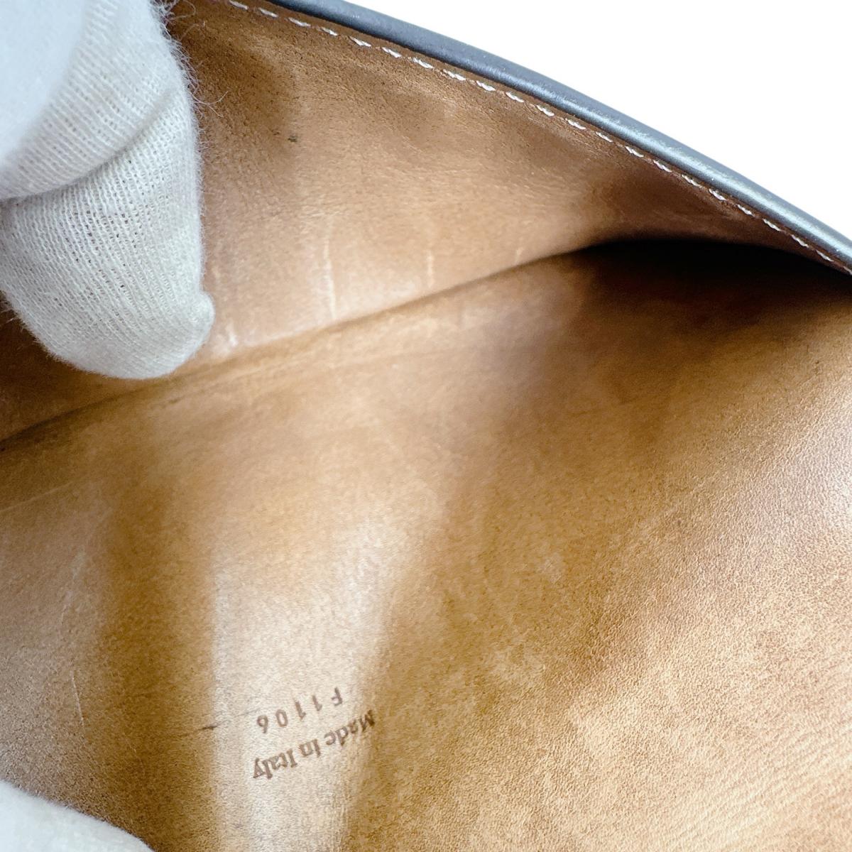 ベルルッティ Berluti 長財布
 2つ折り長札入れ カリグラフィ レザー ブラウン 【SS】
 【中古】