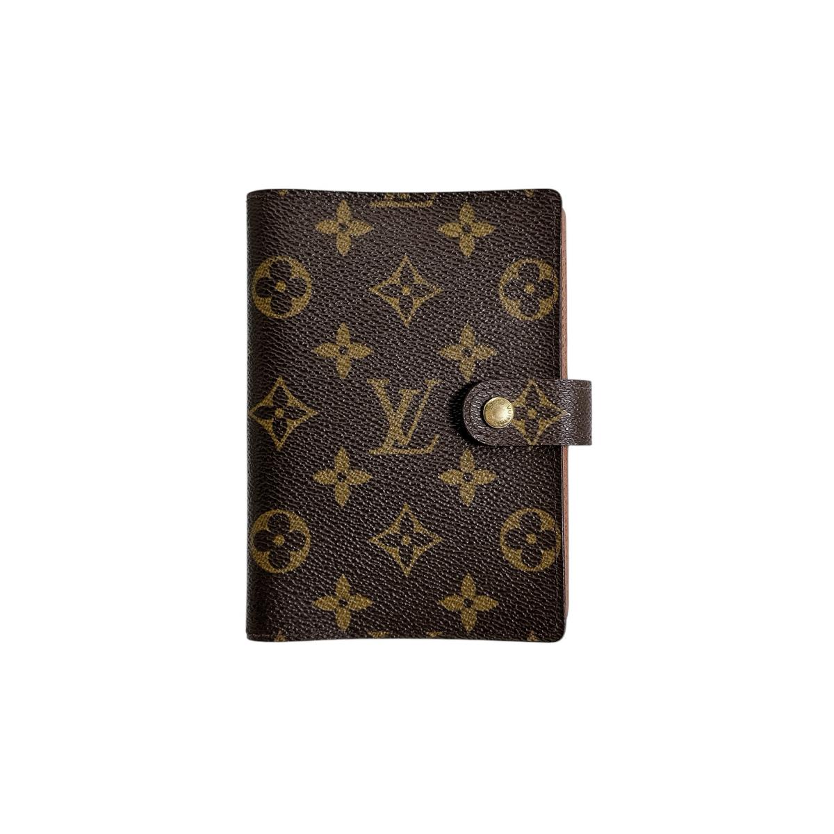 ルイヴィトン LOUIS VUITTON 手帳カバー
 手帳ケース モノグラム アジェンダPM モノグラムキャンバス R20005 ブラウン LV
 【SS】
 【中古】