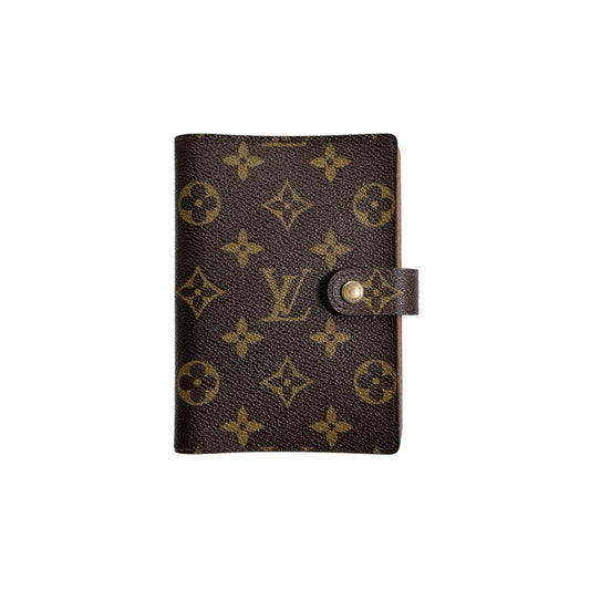 ルイヴィトン LOUIS VUITTON 手帳カバー
 手帳ケース モノグラム アジェンダPM モノグラムキャンバス R20005 ブラウン LV
 【SS】
 【中古】