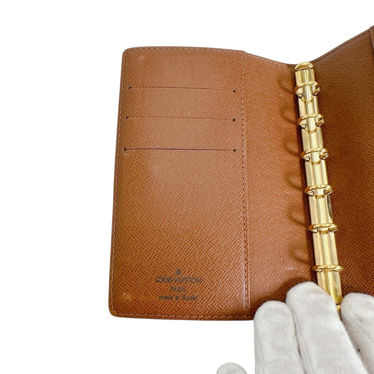 ルイヴィトン LOUIS VUITTON 手帳カバー
 手帳ケース モノグラム アジェンダPM モノグラムキャンバス R20005 ブラウン LV
 【SS】
 【中古】