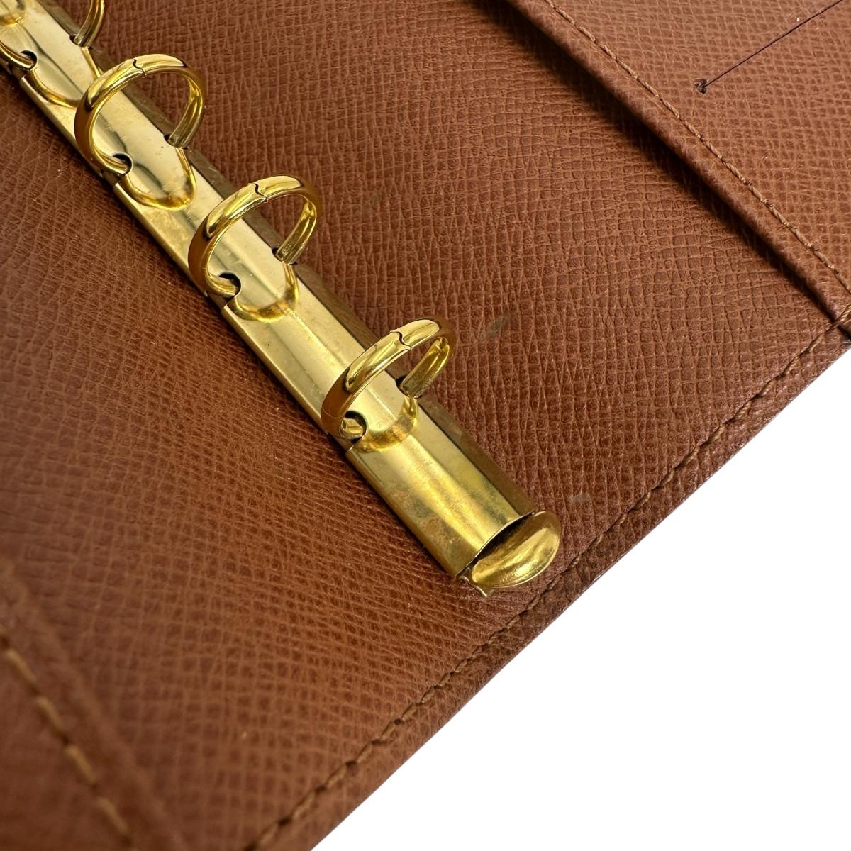 ルイヴィトン LOUIS VUITTON 手帳カバー
 手帳ケース モノグラム アジェンダPM モノグラムキャンバス R20005 ブラウン LV
 【SS】
 【中古】