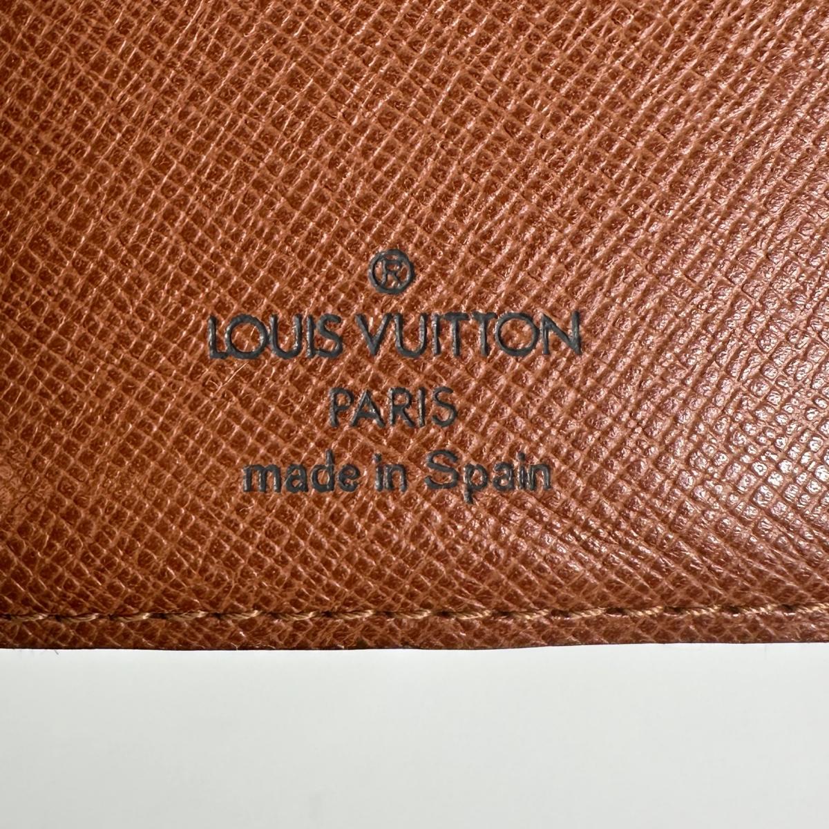 ルイヴィトン LOUIS VUITTON 手帳カバー
 手帳ケース モノグラム アジェンダPM モノグラムキャンバス R20005 ブラウン LV
 【SS】
 【中古】