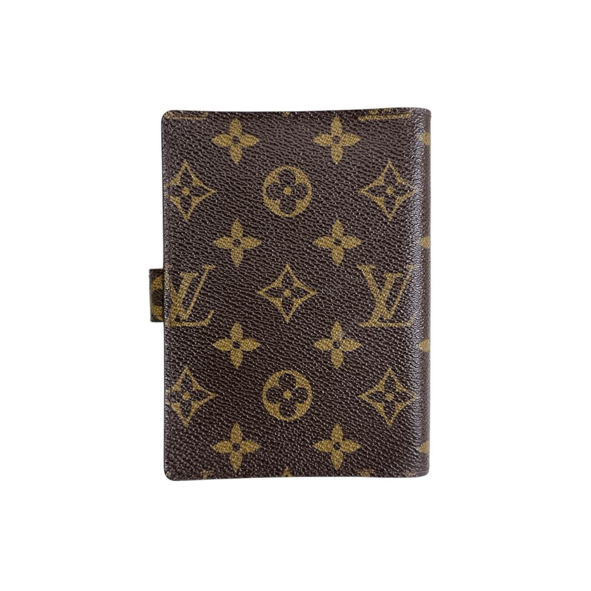 ルイヴィトン LOUIS VUITTON 手帳カバー
 手帳ケース モノグラム アジェンダPM モノグラムキャンバス R20005 ブラウン LV
 【SS】
 【中古】