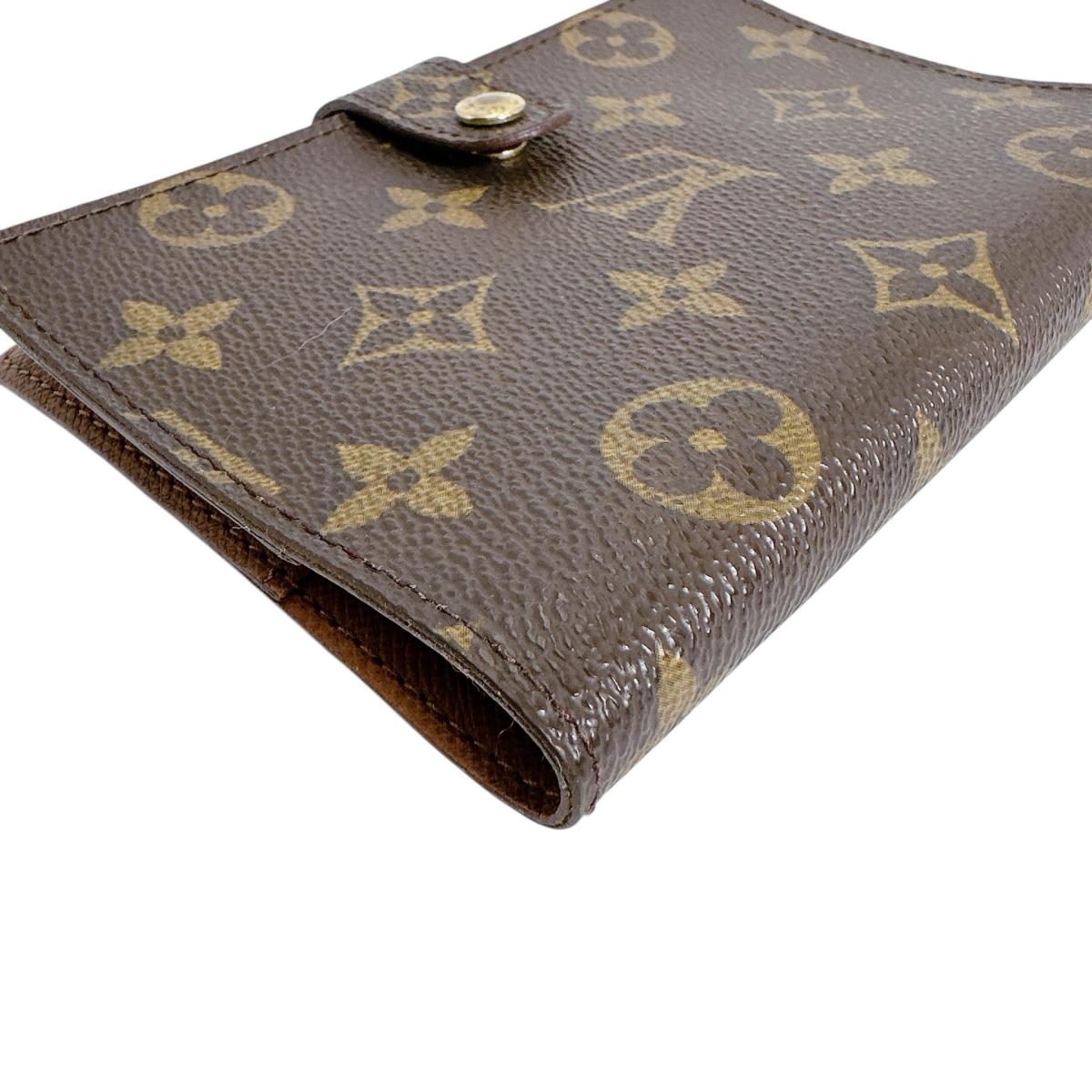 ルイヴィトン LOUIS VUITTON 手帳カバー
 手帳ケース モノグラム アジェンダPM モノグラムキャンバス R20005 ブラウン LV
 【SS】
 【中古】