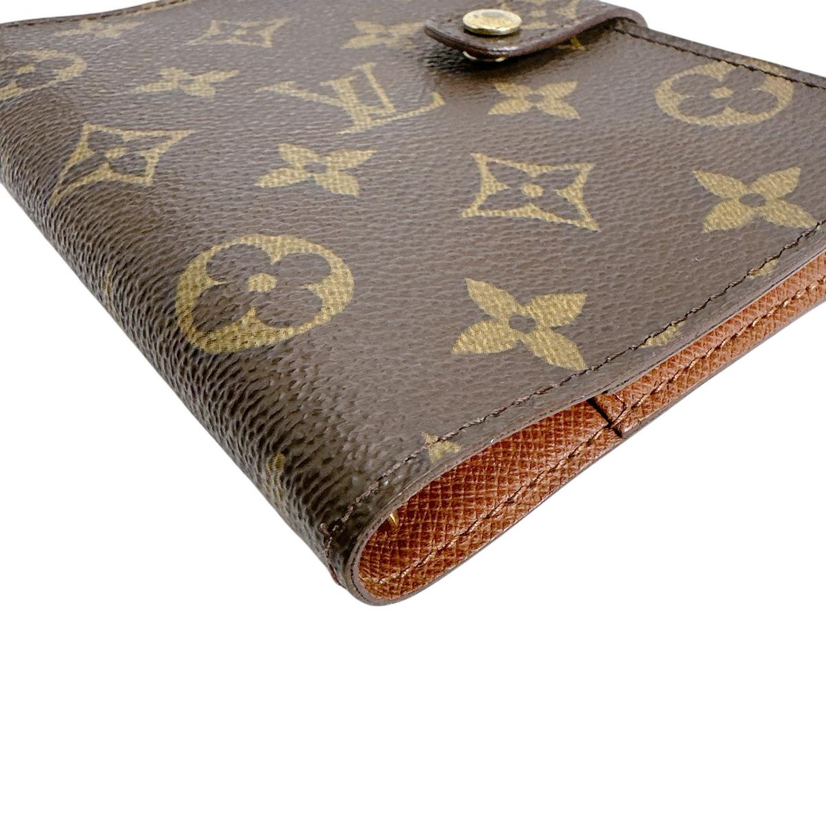 ルイヴィトン LOUIS VUITTON 手帳カバー
 手帳ケース モノグラム アジェンダPM モノグラムキャンバス R20005 ブラウン LV
 【SS】
 【中古】