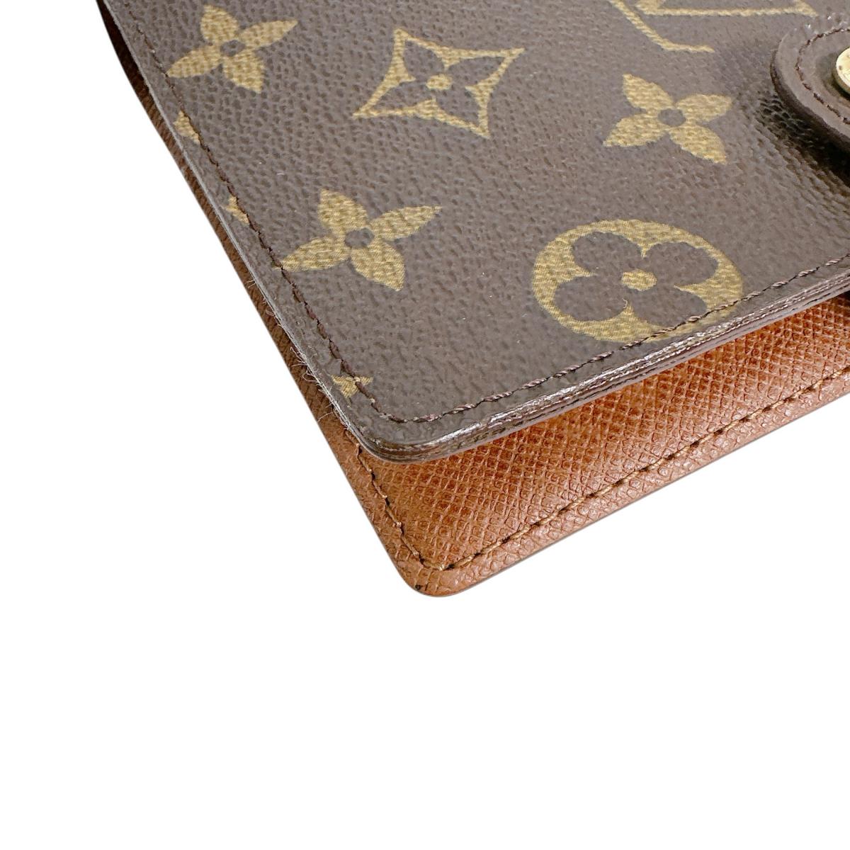 ルイヴィトン LOUIS VUITTON 手帳カバー
 手帳ケース モノグラム アジェンダPM モノグラムキャンバス R20005 ブラウン LV
 【SS】
 【中古】
