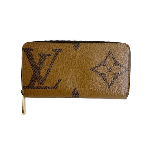 ルイヴィトン LOUIS VUITTON 長財布
 長財布 ジャイアントリバース ジッピー・ウォレット モノグラムキャンバス M69353 ブラウン LV
 【SS】
 【中古】