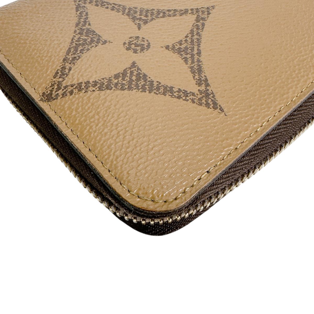 ルイヴィトン LOUIS VUITTON 長財布
 長財布 ジャイアントリバース ジッピー・ウォレット モノグラムキャンバス M69353 ブラウン LV
 【SS】
 【中古】