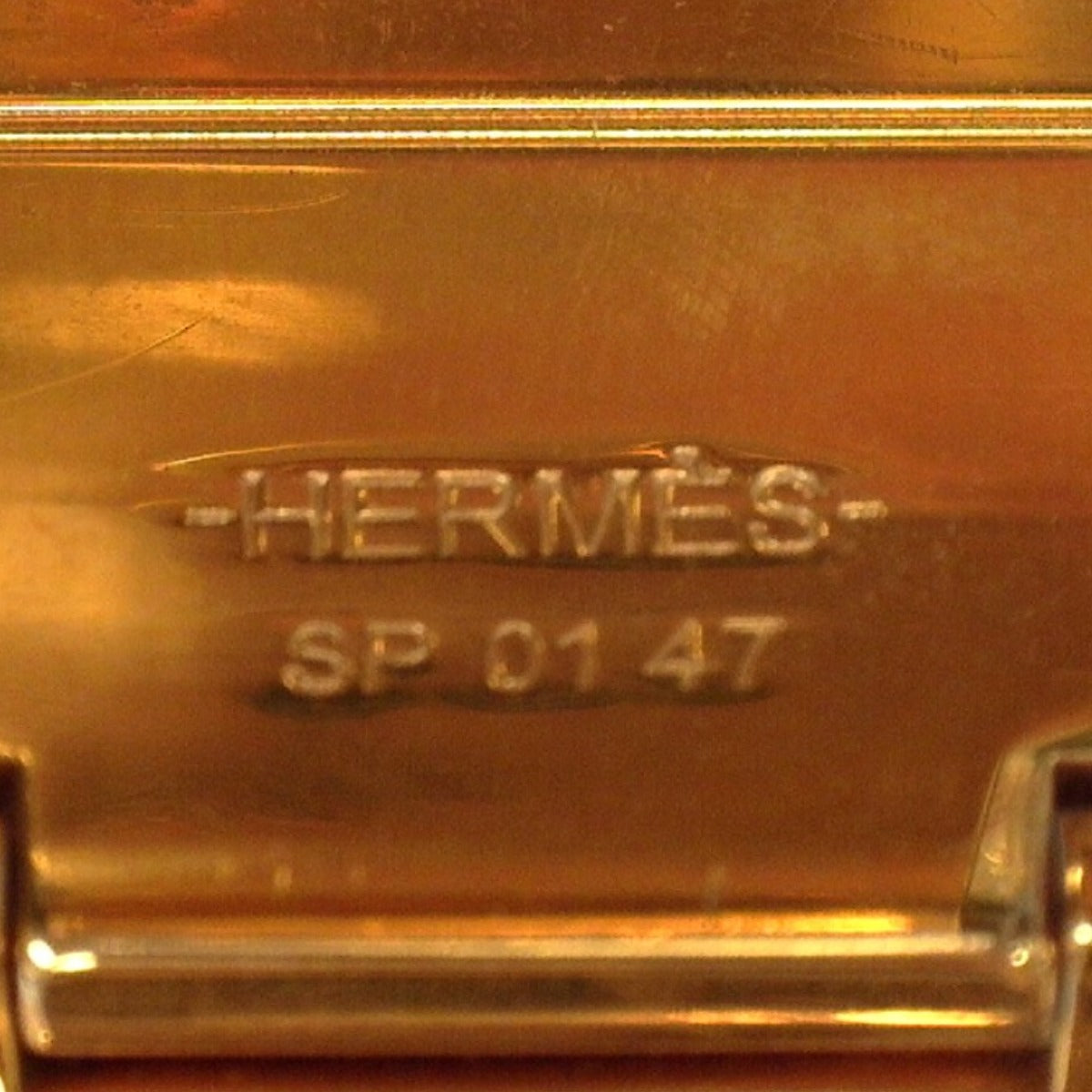 エルメス HERMES バングル
 ブレスレット シャルニエールバングル GP ホワイト×ベージュ×ゴールド 【SS】
 【中古】