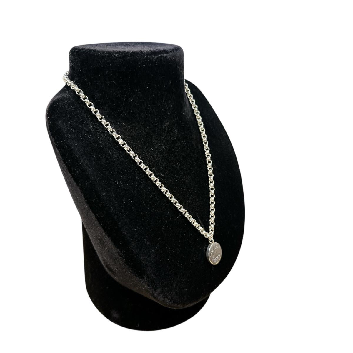 グッチ GUCCI ネックレス
 ネックレス コインネックレス ラウンド シルバー925 シルバー 【SS】
 【中古】