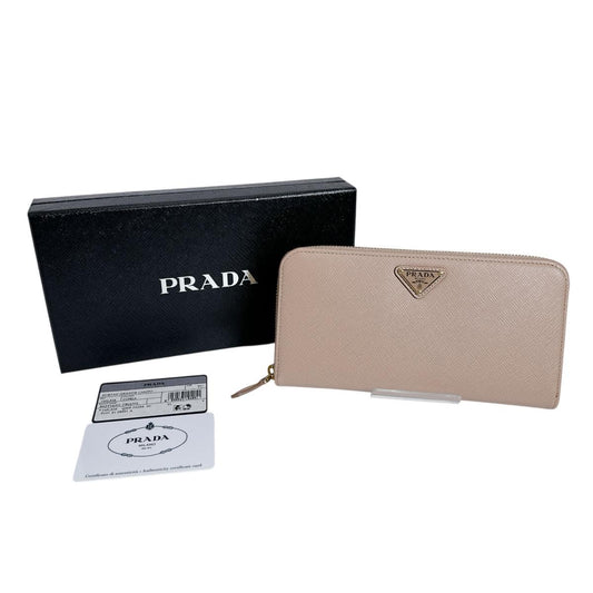 プラダ PRADA 長財布
 長財布 ジップアラウンド サフィアーノ レザー 1ML506 チプリア 【SS】
 【中古】