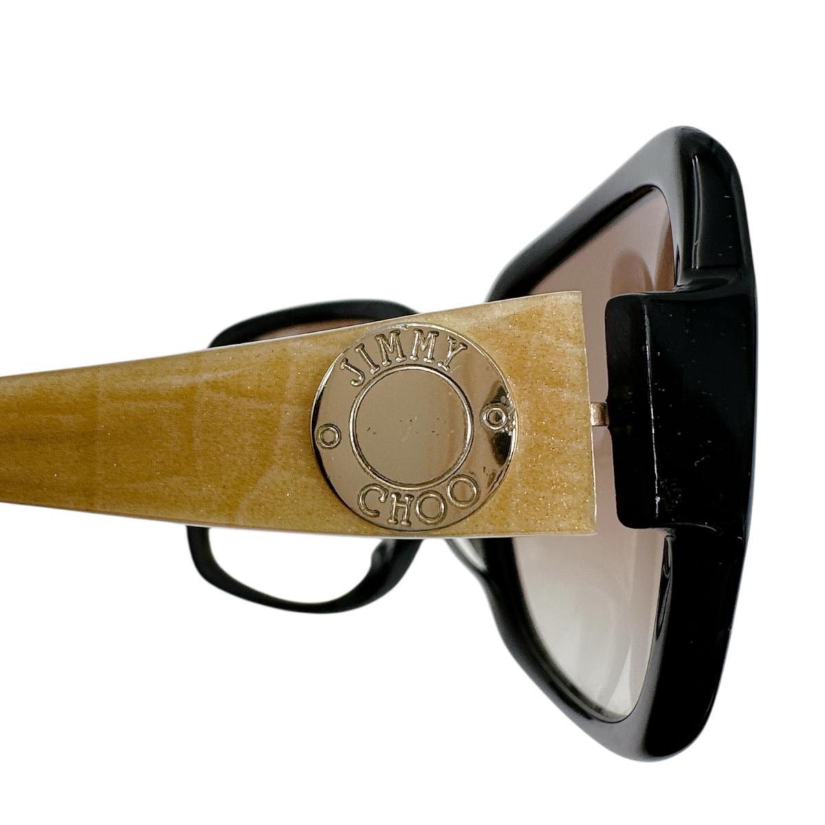 ジミーチュウ JIMMY CHOO サングラス
 サングラス 60□16 125 VERUSCHK A/F/S WUPS8 プラスチック ブラック×ベージュ 【SS】
 【中古】