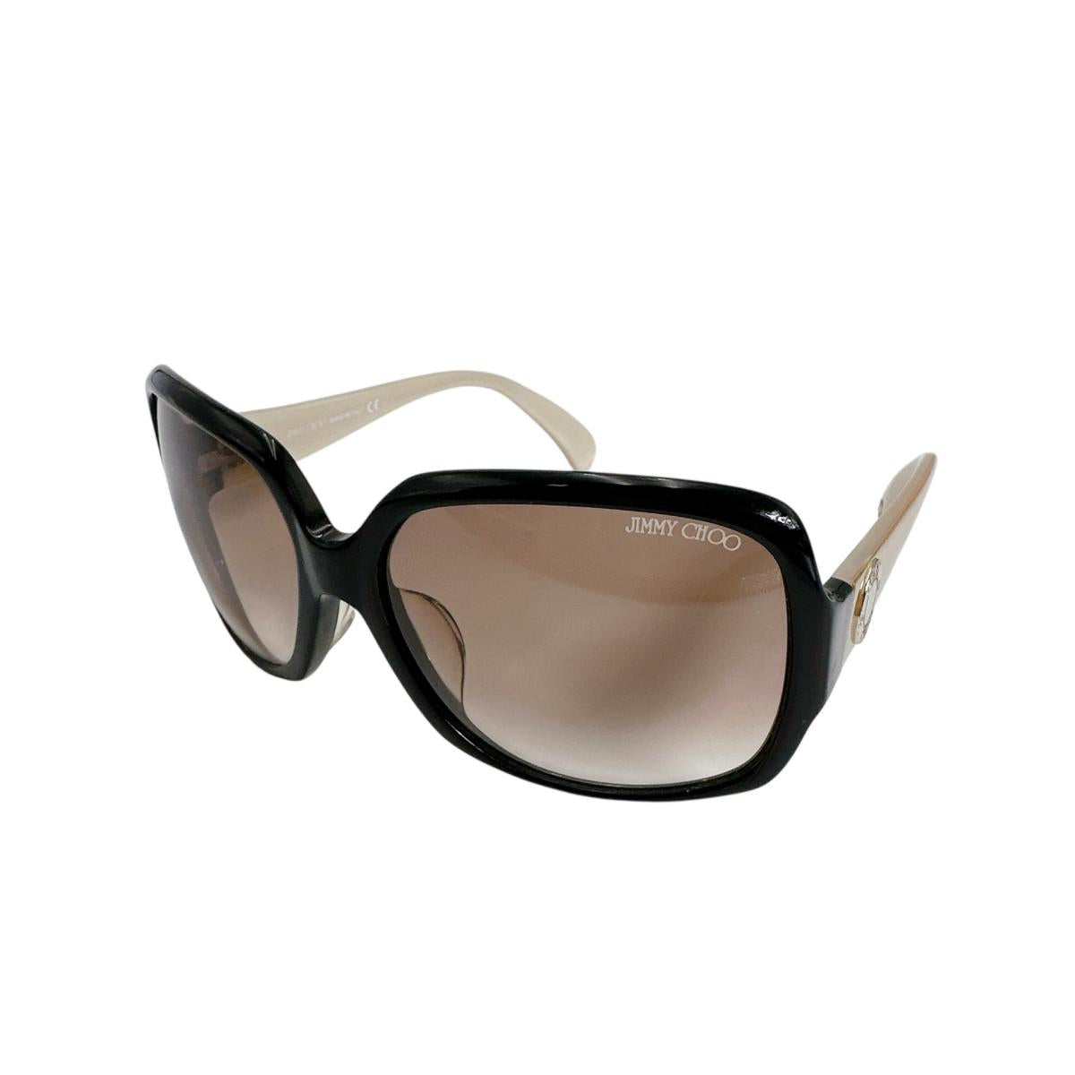 ジミーチュウ JIMMY CHOO サングラス
 サングラス 60□16 125 VERUSCHK A/F/S WUPS8 プラスチック ブラック×ベージュ 【SS】
 【中古】