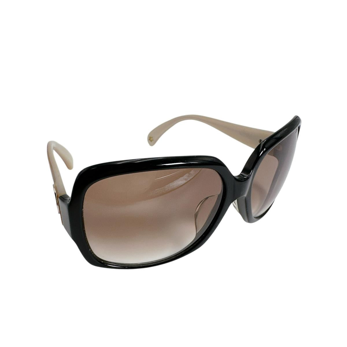 ジミーチュウ JIMMY CHOO サングラス
 サングラス 60□16 125 VERUSCHK A/F/S WUPS8 プラスチック ブラック×ベージュ 【SS】
 【中古】