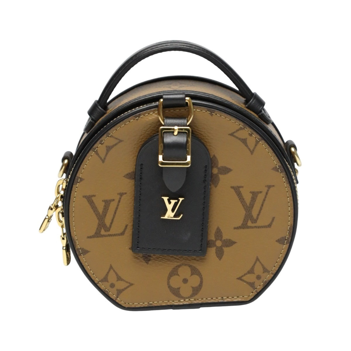 ルイヴィトン LOUIS VUITTON ショルダーバッグ
 2wayバッグ モノグラムリバース ミニボワットシャポー モノグラムキャンバス M68276 ブラウン LV
 【SS】
 【中古】